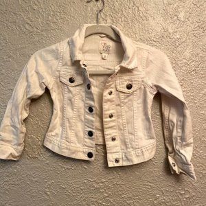 Children's Place White Denim jacket